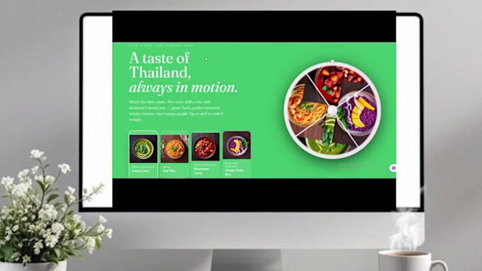 make you an experimental web design portfolio