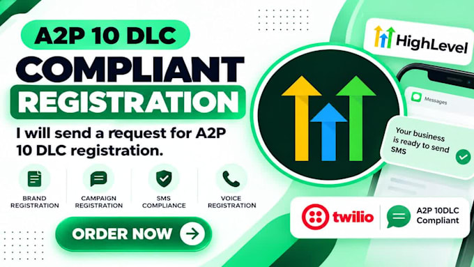 doa2p 10dlc registration for twilio SMS compliance