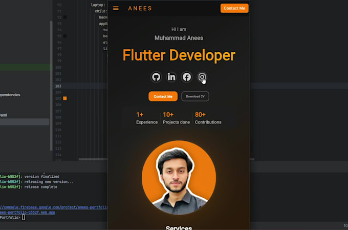 design and code a professional flutter UI, figma to flutter