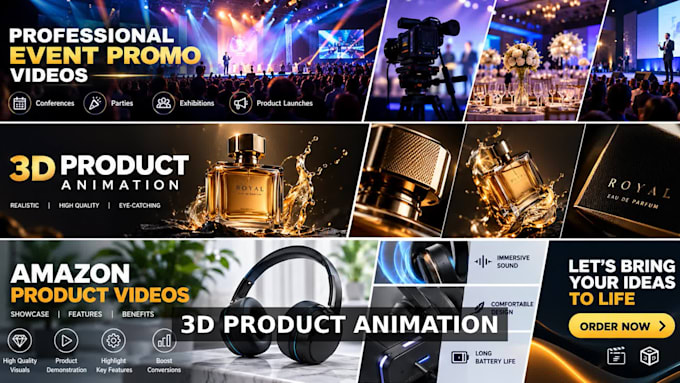 do 2 professional event promo video in 6 hours
