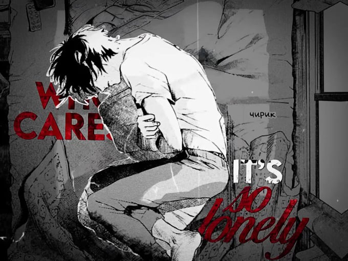 create a typography style manga edit with tweening involved