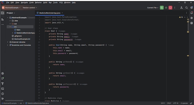 make small java console applications