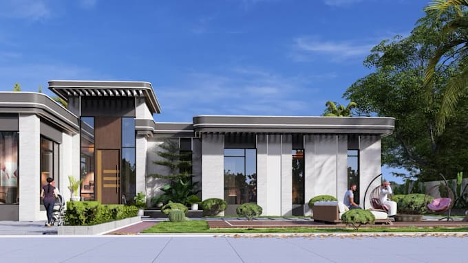 create realistic 3d sketchup models and renderings for your project