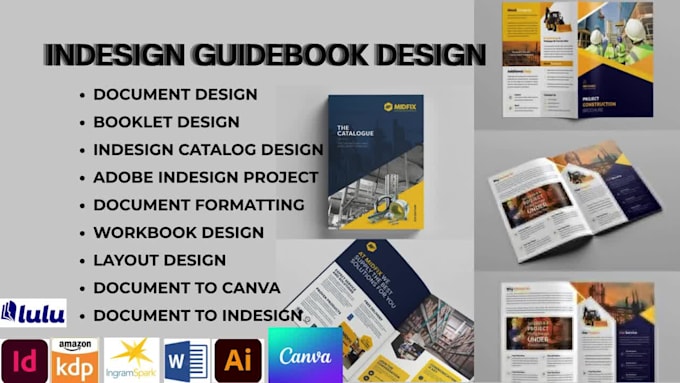 indesign guidebook design,document formatting,document design,document to canva