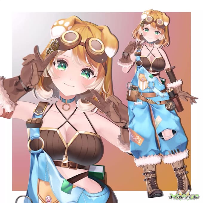3d vtuber vtuber 3d model 3d character vroid vrchat vtuber model vtuber rigging