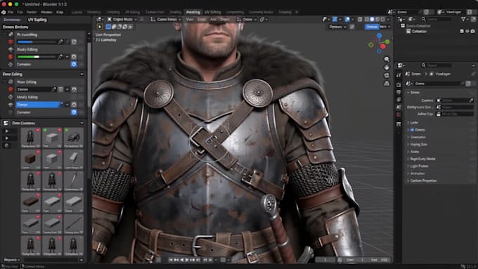 create realistic 3d character models for aaa and indie games