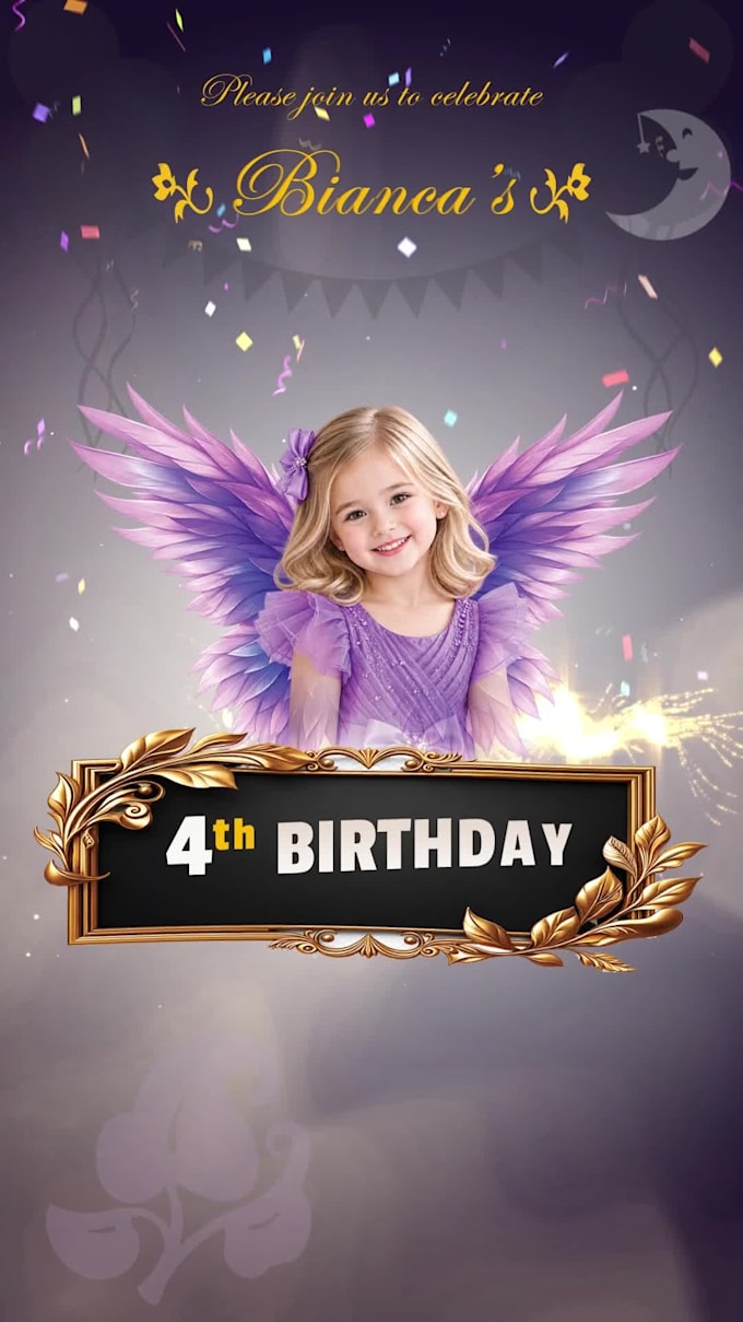 create a stunning custom birthday video invitation