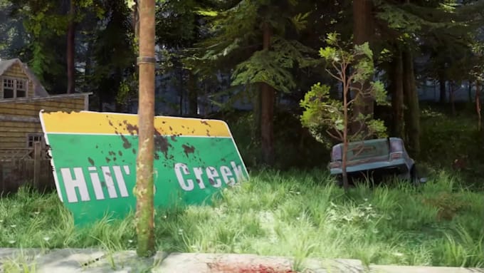 create 3d realistic game environment, open world map in unity and unreal engine