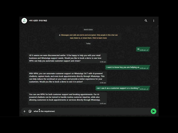 build an ai chatbot for appointment booking