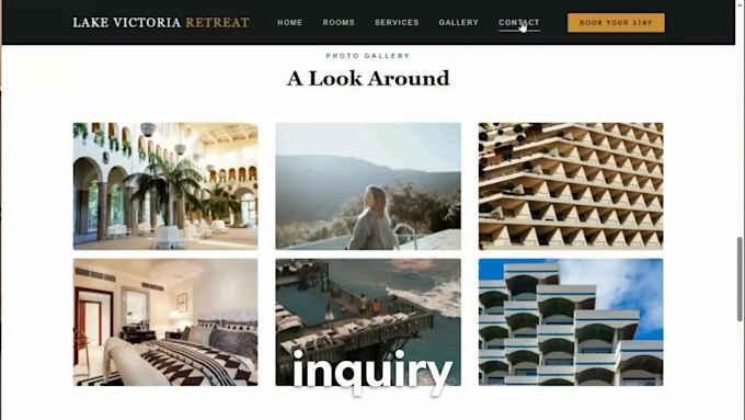 build a modern hotel website with booking form in 3 day