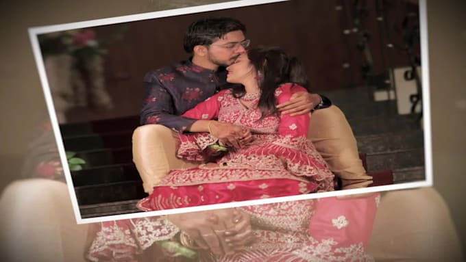 create a stunning wedding slideshow with elegant transition