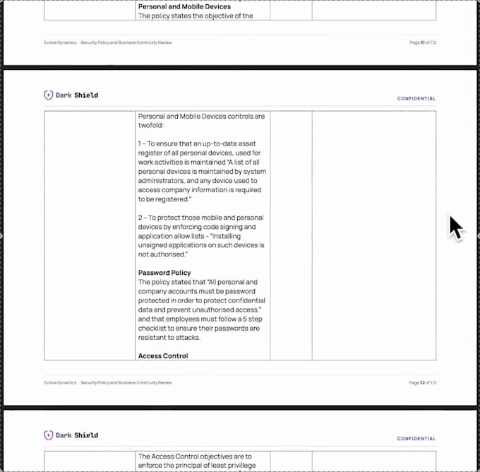 review your cybersecurity policy
