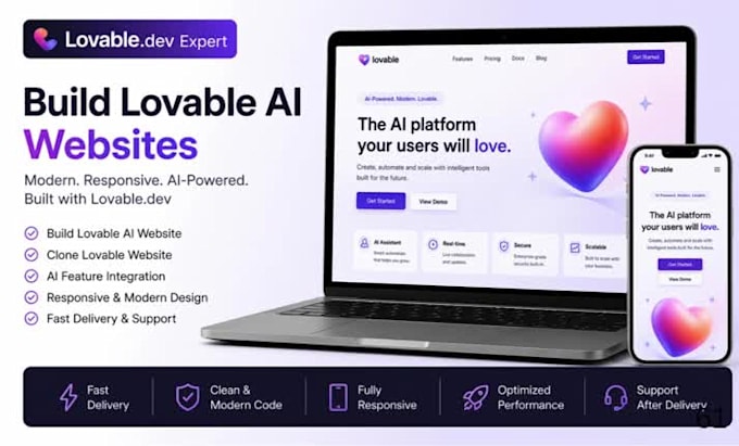 build lovable ai website, clone lovable website,lovable dev,lovable dev ai