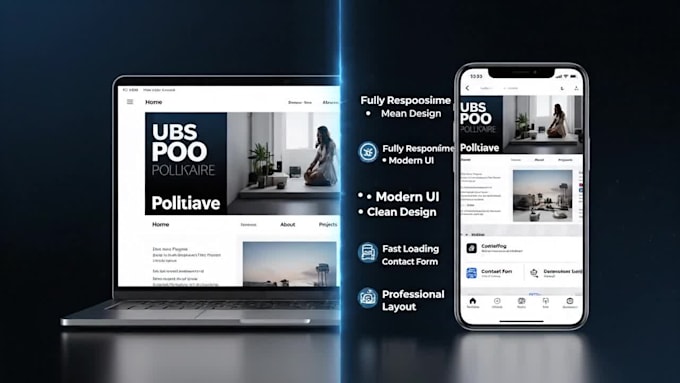 build a responsive portfolio website for students