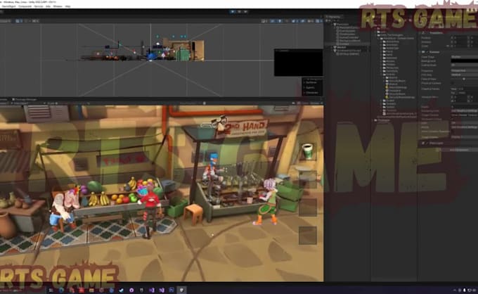 build rts multiplayer game unity unreal engine real time strategy game developer