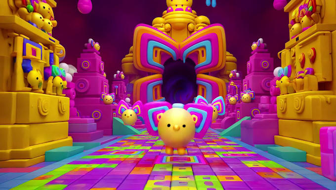 create surreal and psychedelic promotional visuals