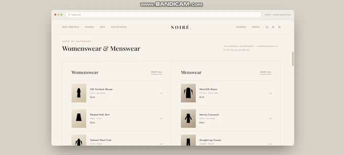 design or redesign a modern shopify store
