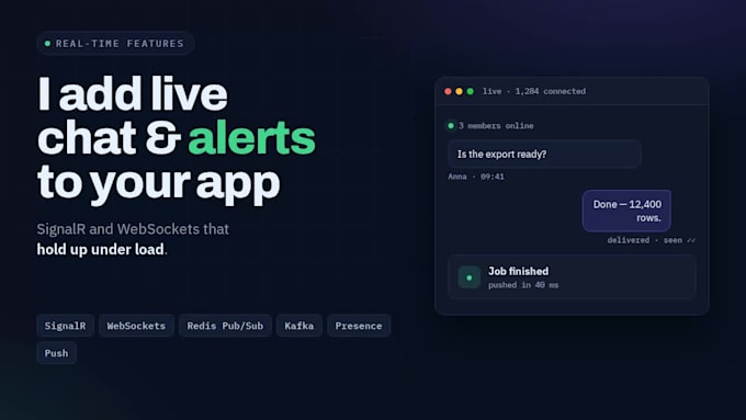 add real time features with signalr chat and notifications to your dotnet app