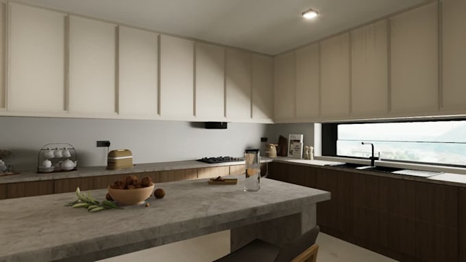 create and render modern,luxury ,classic apartment interiors