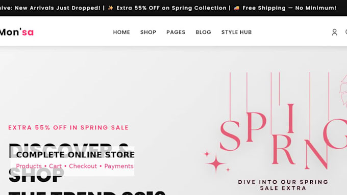 build ecommerce website online store using wordpress woocommerce