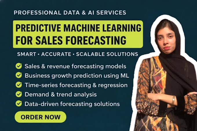 build predictive ml models to forecast sales and growth