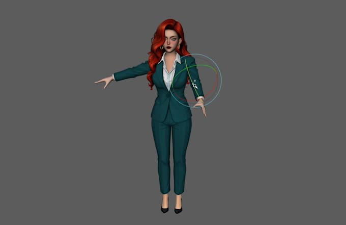 do realistic 3d character modeling and printing for vtuber, 52 arkit blendshape