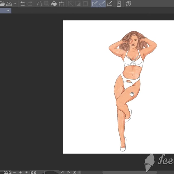 create nsfw art sfw pinup onlyfans art