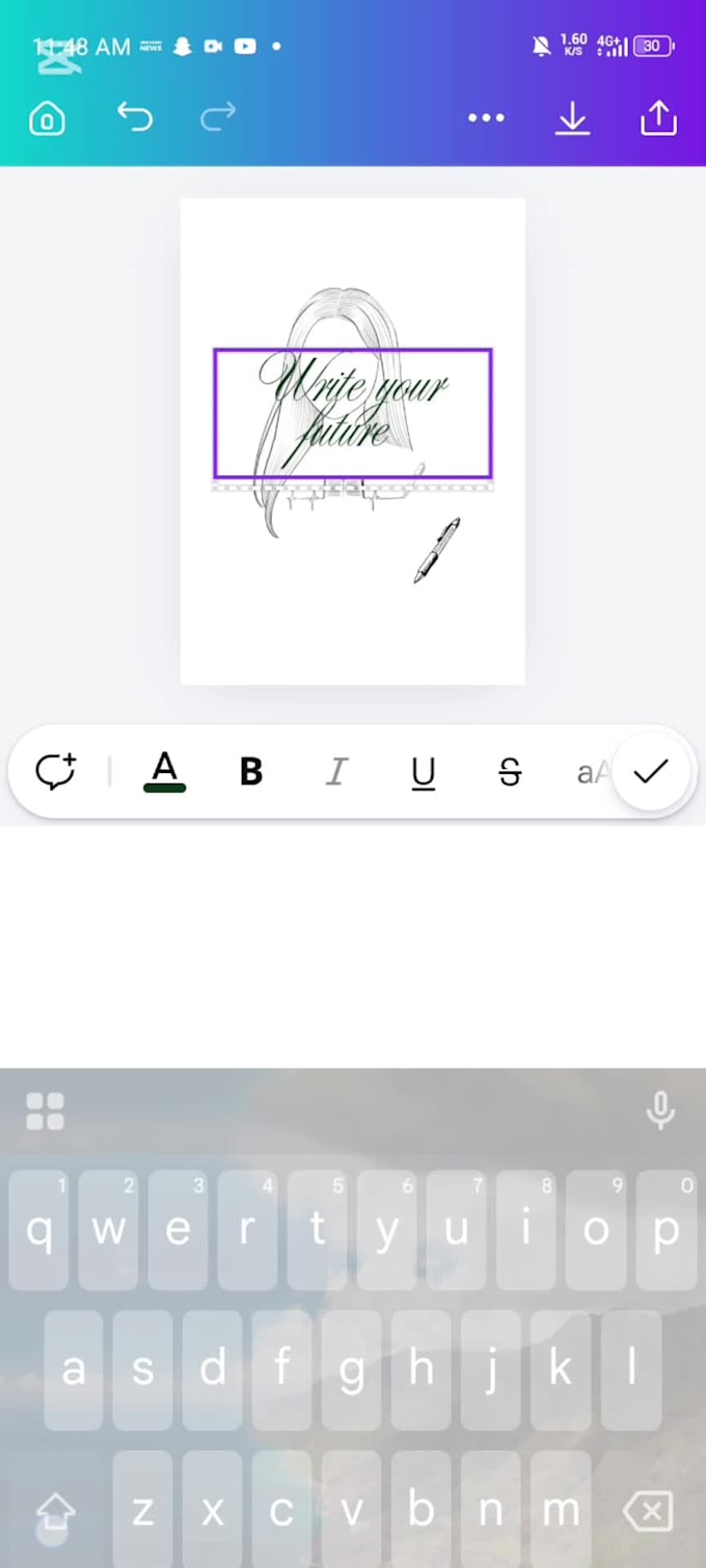 create simple and clear flyer