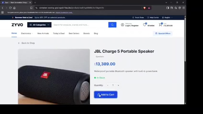 build a modern responsive ecommerce website with nextjs