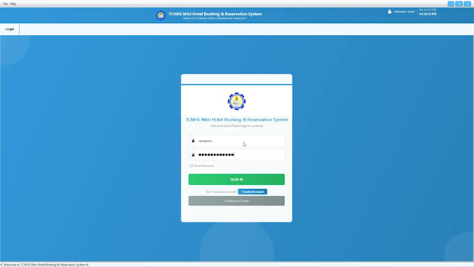 create a hotel booking and reservation system