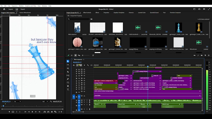edit detail focused video editing with infographics