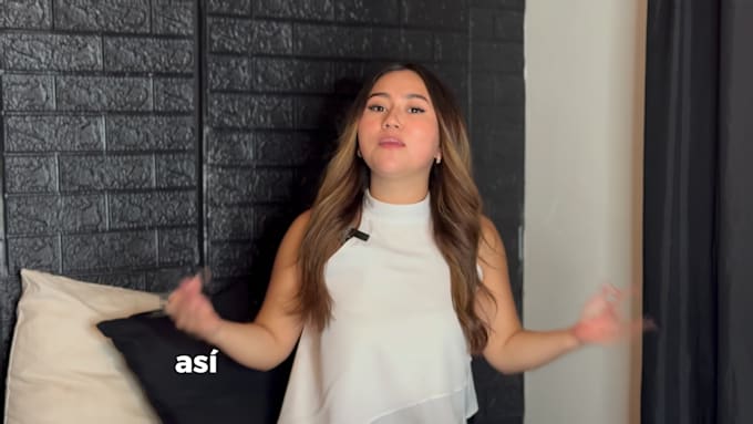 create ugc videos in spanish and english