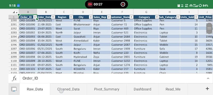 professional excel data entry data cleaning excel dashboard