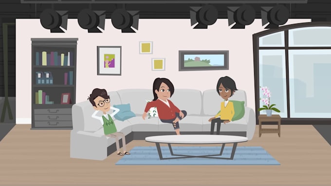 create custom 2d explainer and custom videos