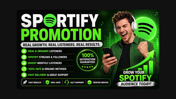 boost spotify monthly listeners streams and soundcloud spotify promotion