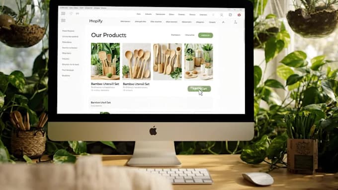 customize an eco friendly shopify store for products