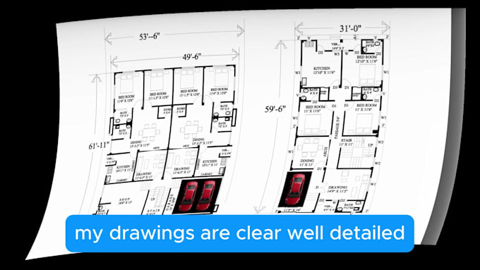draft building construction and structural plans