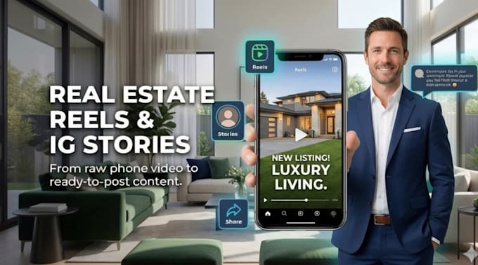 create viral real estate reels and ig stories