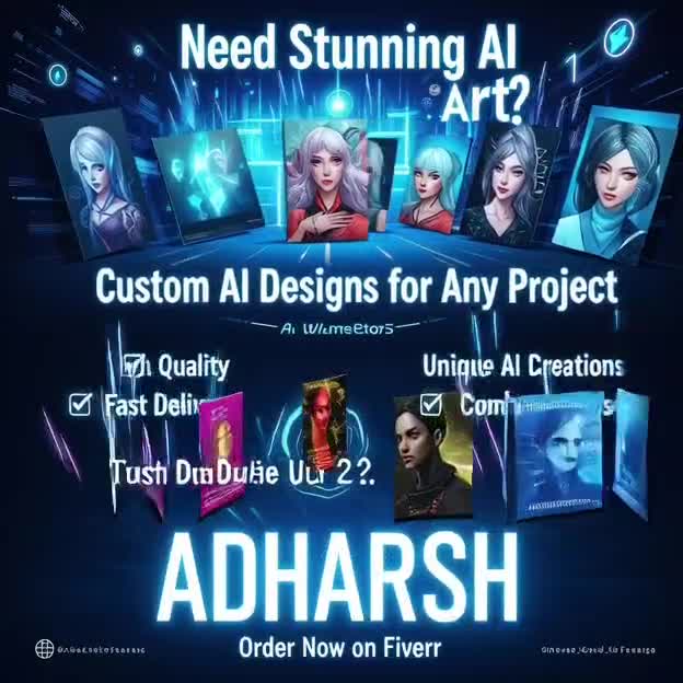 professional   ai generated art and designs