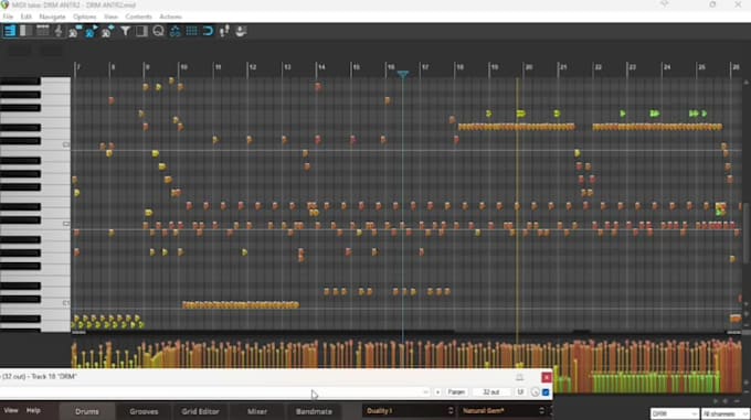 program professional midi drums for you