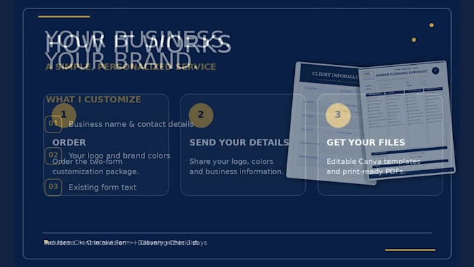 customize canva forms and checklists for your cleaning business