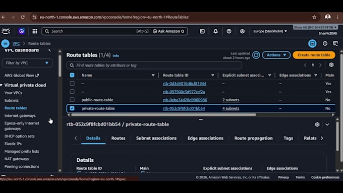setup AWS cloud infrastructure with terraform and devops