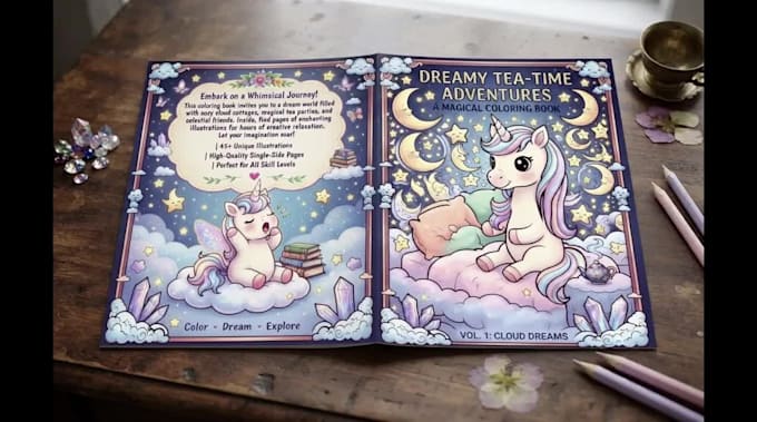 create a kids coloring book for amazon KDP