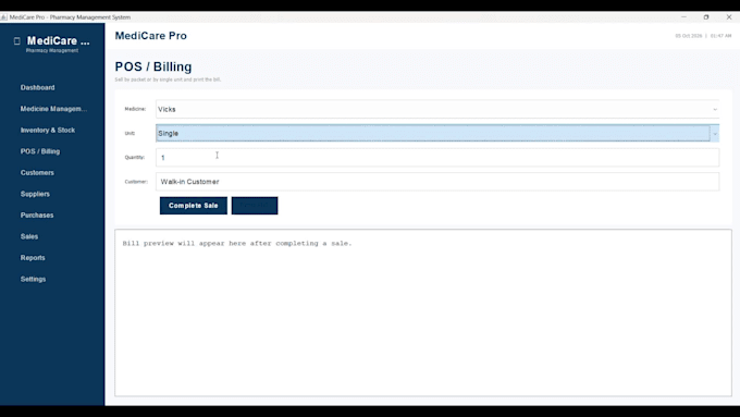 develop a java desktop application
