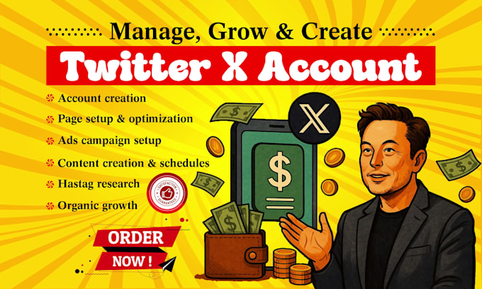 create USA targeted x twitter account
