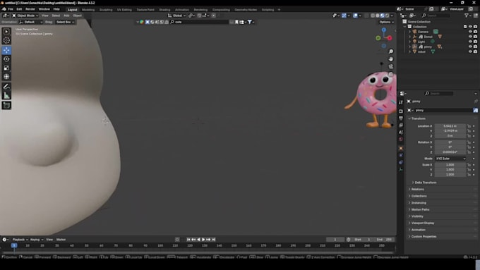 help with blender foundation to make a model