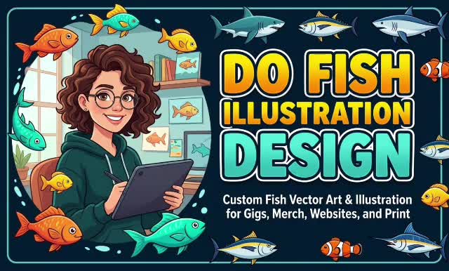 do fish illustration design
