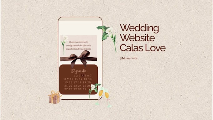 provide and customize interactive web invitation templates