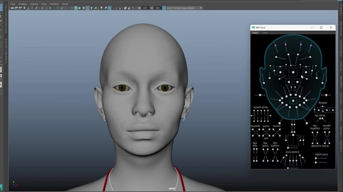 face tracks,livestream model,ue ik fk,3d character rigging,control smart rig,cc5