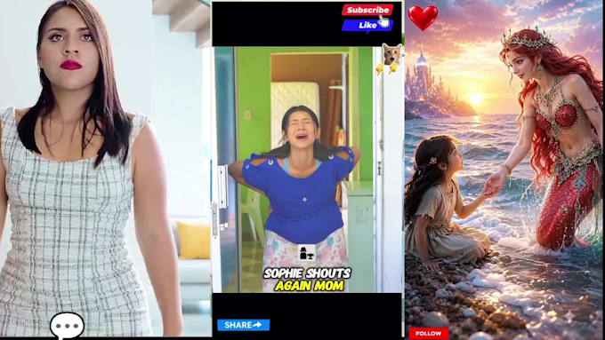 create celebrity gossip short video and long